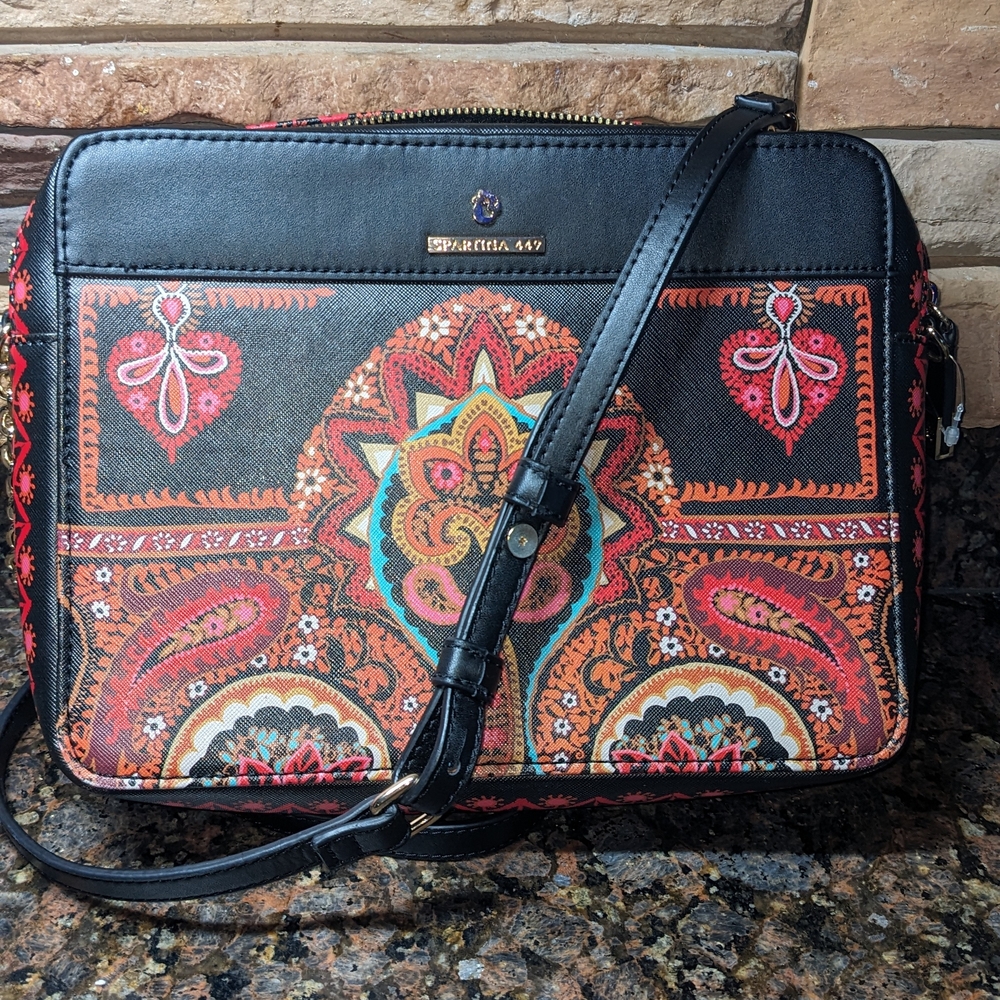 🧜🏽‍♀️HP 🌺🌼Spartina 449 Black and Orange Women's Bag